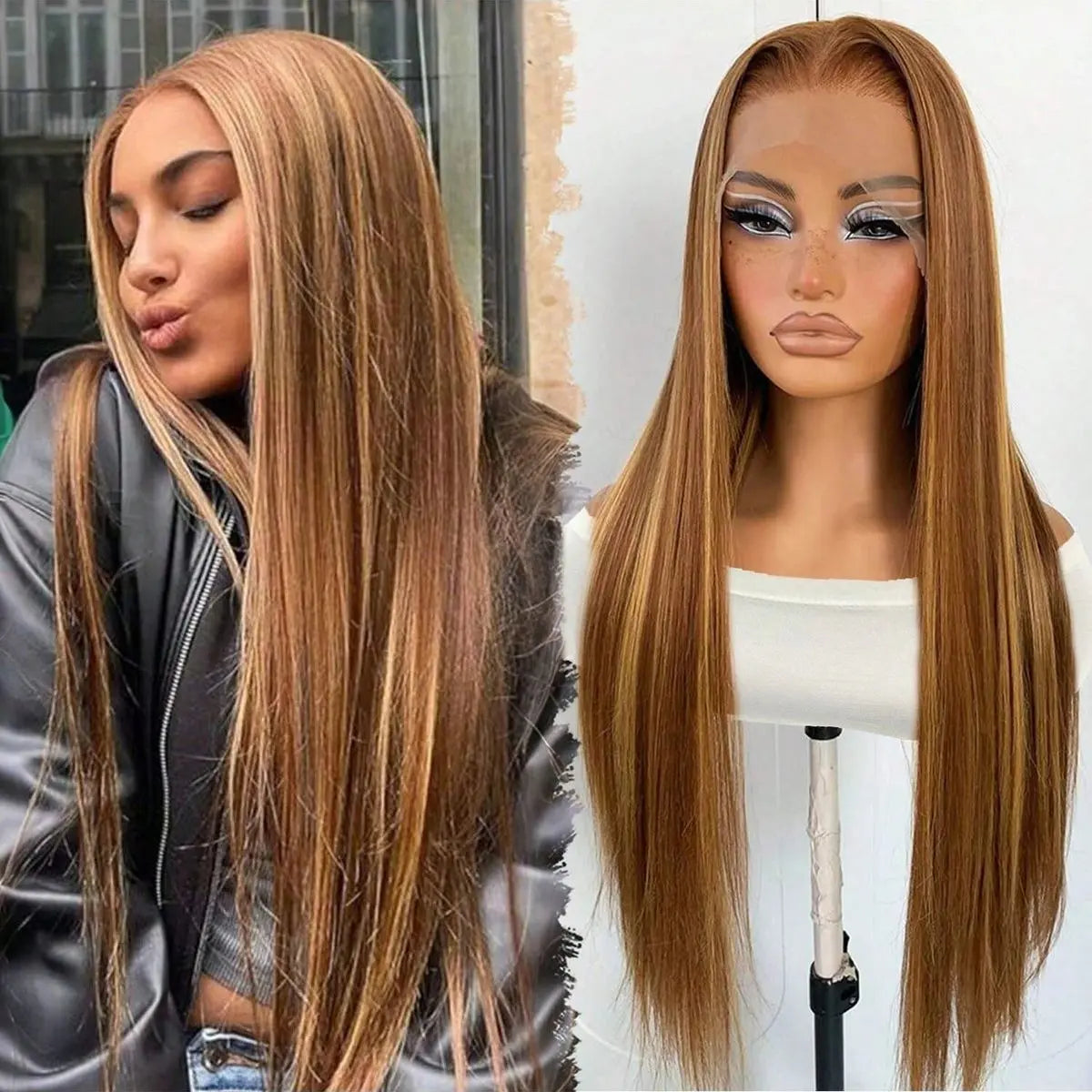 Tuneful 13X6 Lace Front Wig Human Hair 180% Density 613 Blonde Straight HD Transparent Lace Frontal Wigs Human Hair Pre Plucked with Baby Hair 40 Inch Blonde Wigs Human Hair Summervibes